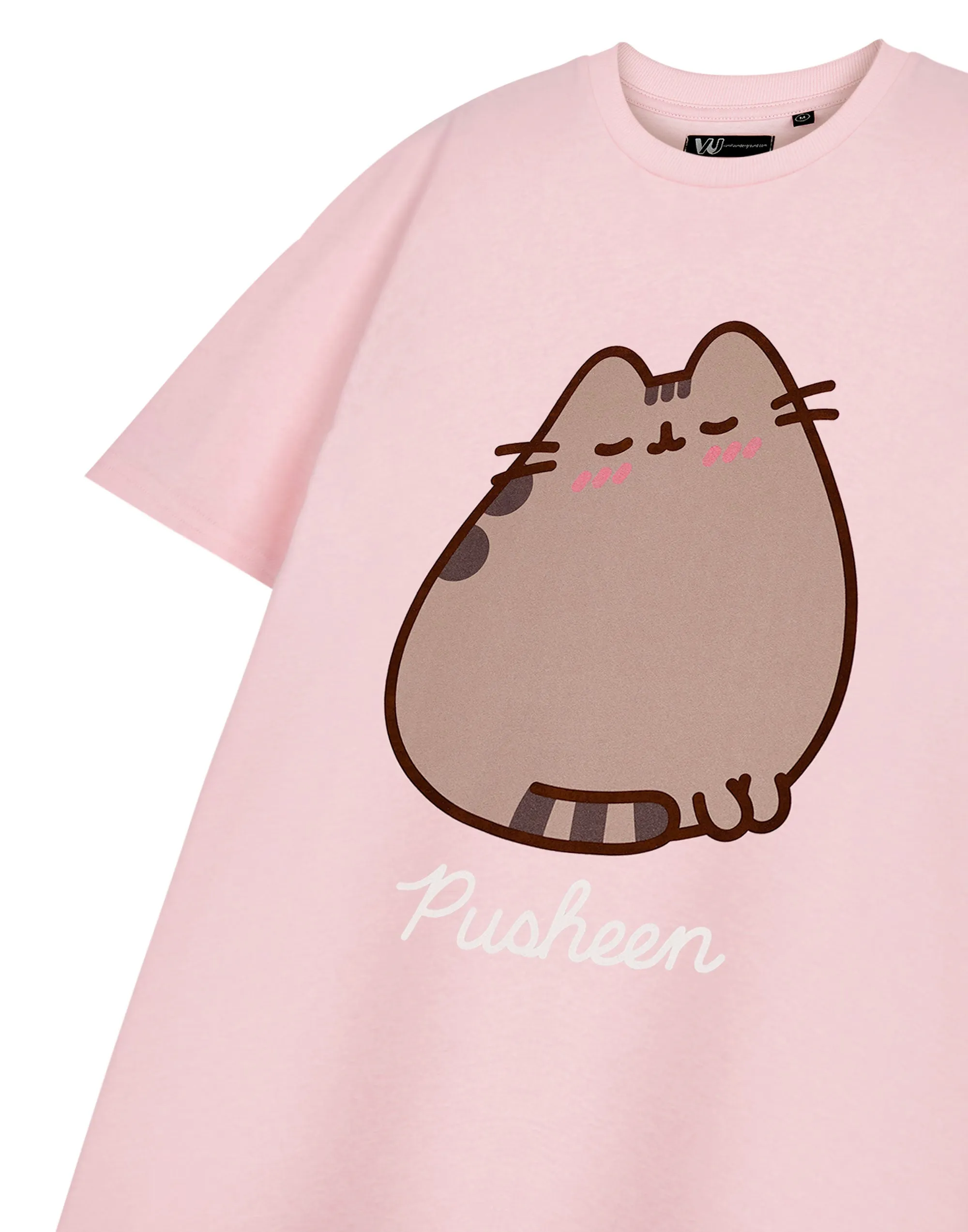 Pusheen Blush Womens Womens Pink Short Sleeved T-Shirt