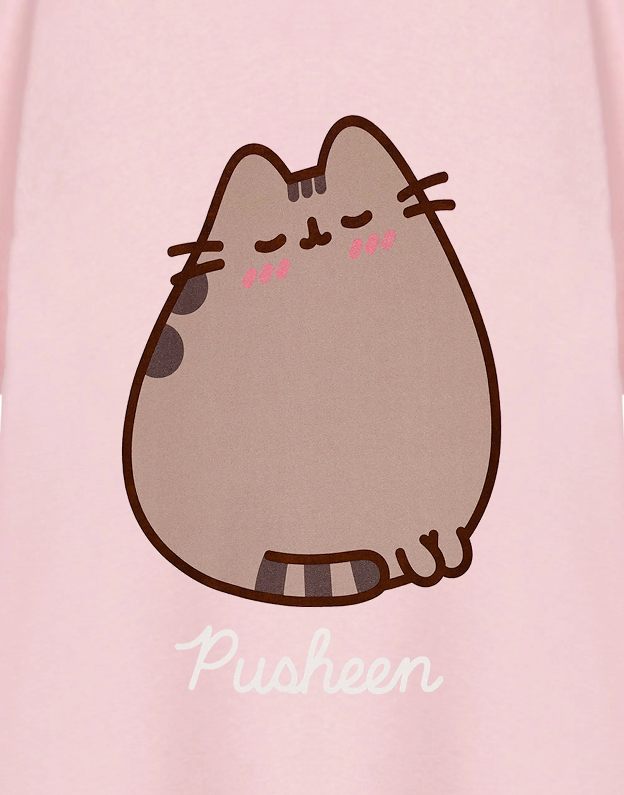 Pusheen Blush Womens Womens Pink Short Sleeved T-Shirt