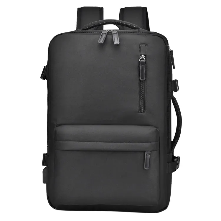 PV24 Multifunctional Large Capacity Casual Backpack Portable Travel Commuter Backpack(Black)