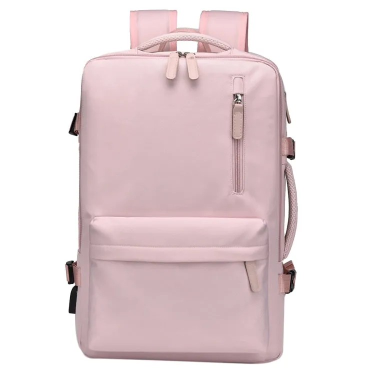 PV24 Multifunctional Large Capacity Casual Backpack Portable Travel Commuter Backpack(Pink)