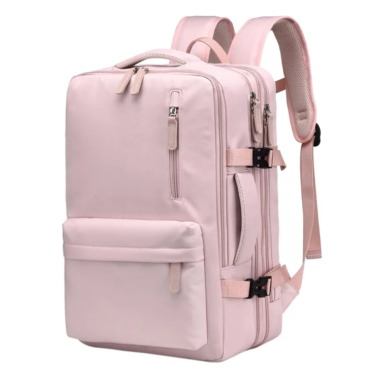 PV24 Multifunctional Large Capacity Casual Backpack Portable Travel Commuter Backpack(Pink)