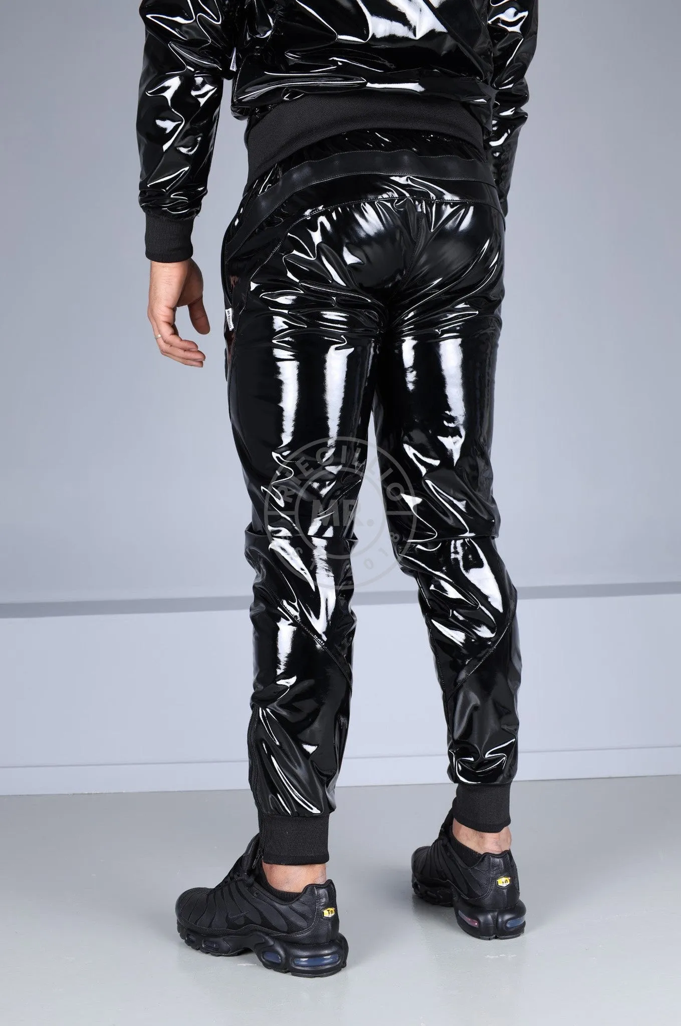 PVC 24 Tracksuit Pants - Black