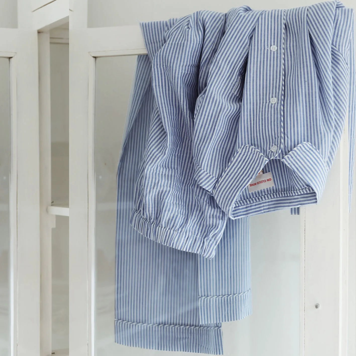 PYJAMAS SET // WOMEN // BLUE STRIPE