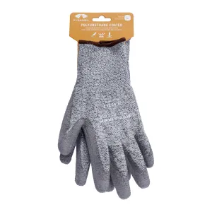 Pyramex 13 Gauge Polyurethane Palm Dipped Coated A4 Cut Resistant Gloves - Hangtag - M