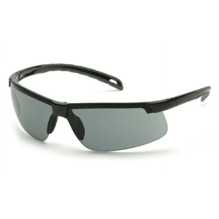 Pyramex Ever-Lite SB8620DTM Safety Glasses Gray H2Max Anti Fog Lens Black Frame, One Size, 1 Each