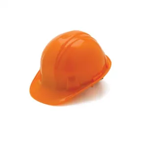 Pyramex HP14140 SL Cap Style 4 Point Ratchet Hard Hat, Orange, 1 Each