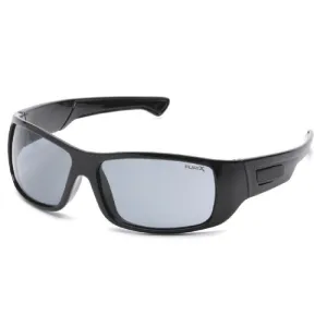 Pyramex SB8520DT Furix Safety Glasses, Black Frame, Gray Anti-Fog Lens, 1 Each