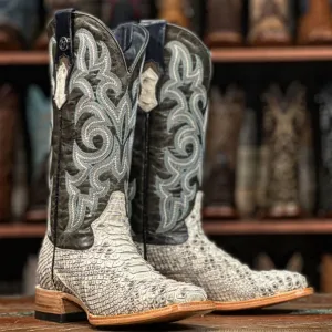 Python Cowgirl Boots Square Toe