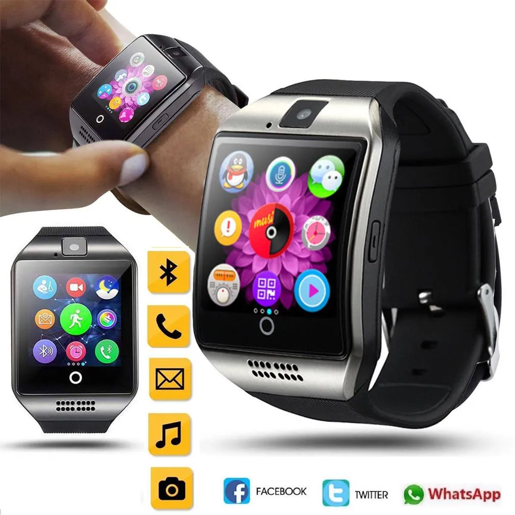 Q18 Bluetooth Smart Wrist Watch with Camera