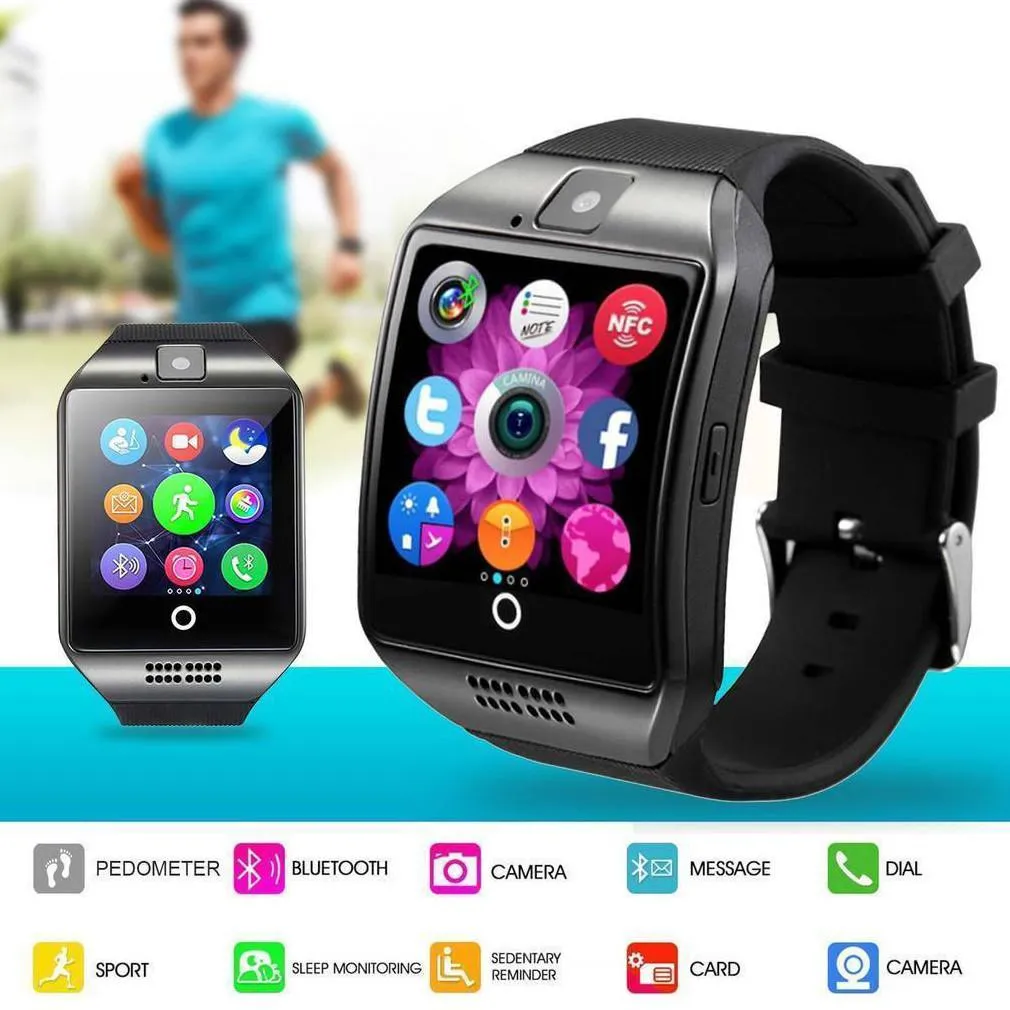 Q18 Bluetooth Smart Wrist Watch with Camera