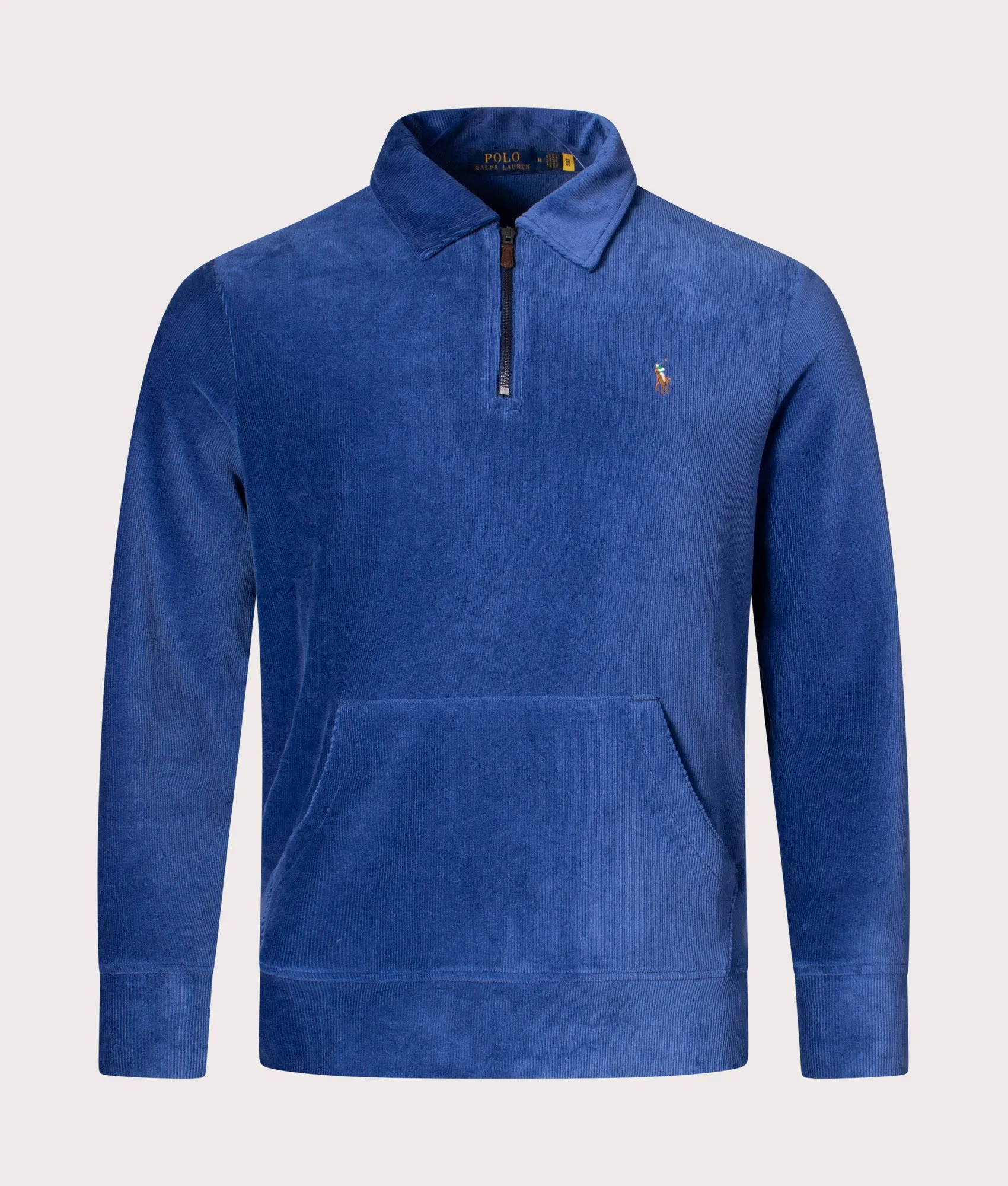 Quarter Zip Corduroy Sweatshirt