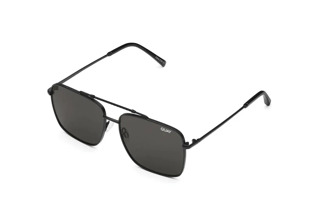 Quay Sunglasses - Hot Take in Black/Black Lens