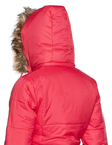 Qube By Fort Collins Women's Parka Coat Jacket Pink L