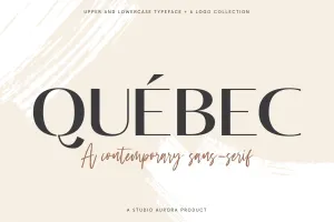 Quebec - Free Contemporary Sans Serif Font