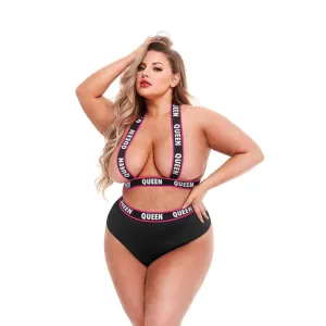 Queen Bee Booty Shorts Set Plus Size