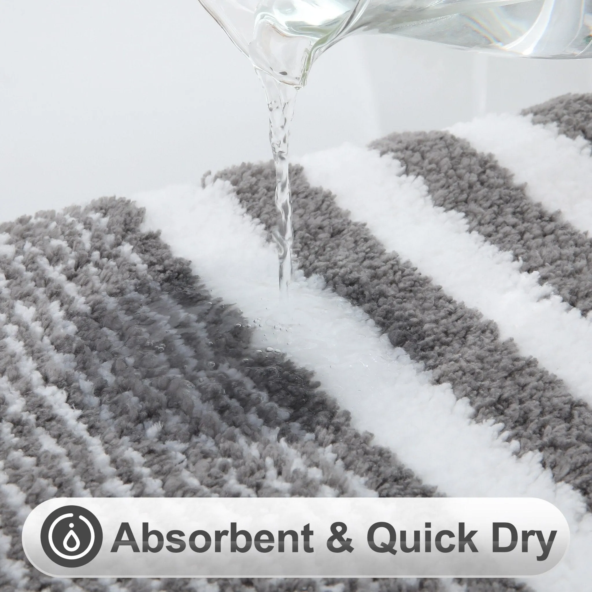 Quick Dry Anti-Slip Absorbent Bath Mat