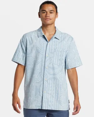 Quiksilver Casual Short Sleeve Shirt - STONE WASH