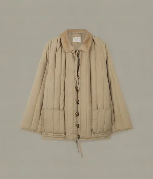 Quilt Jacket, Beige