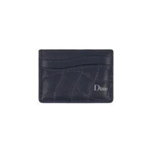 Quilted Cardholder - Dark Blue