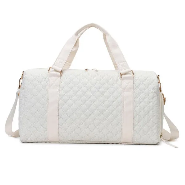 Quilted Weekend Travel Bag