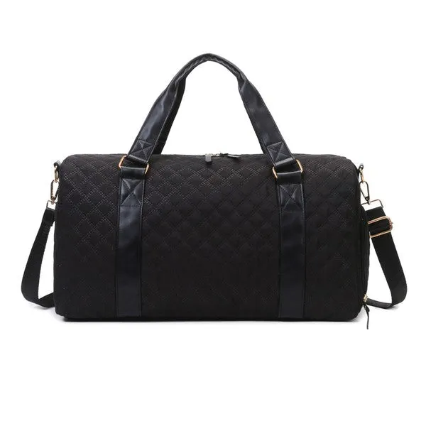 Quilted Weekend Travel Bag