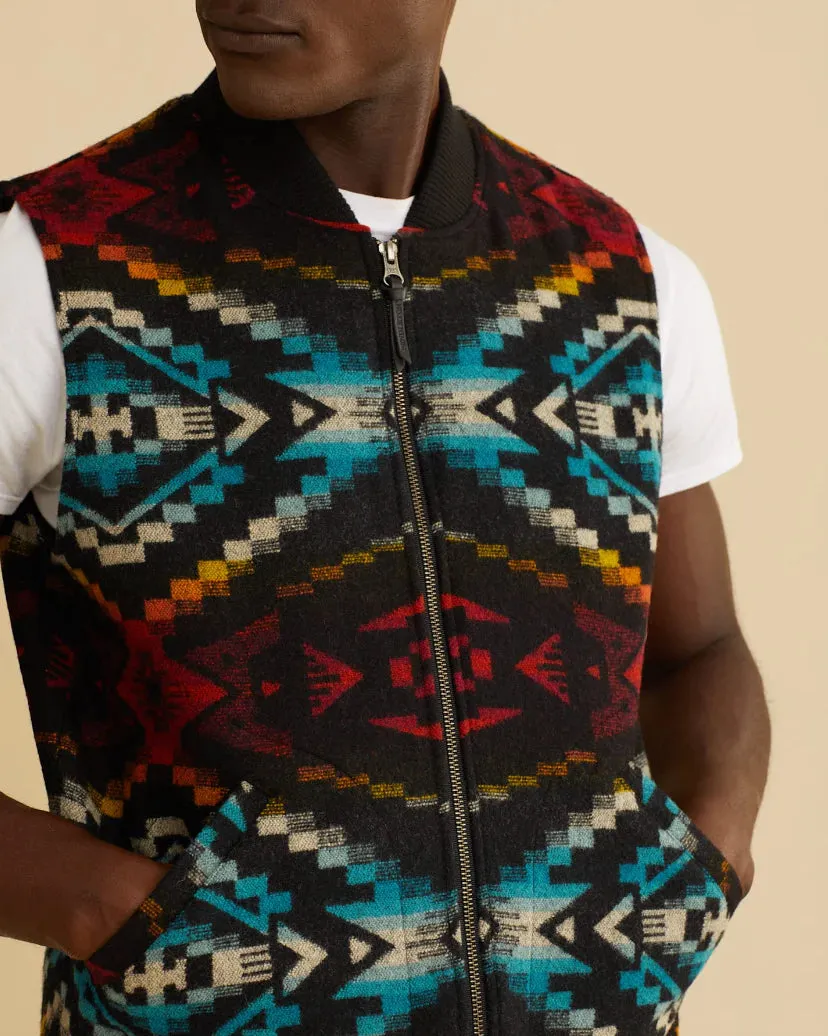 Quilted Zip Vest - Pendleton