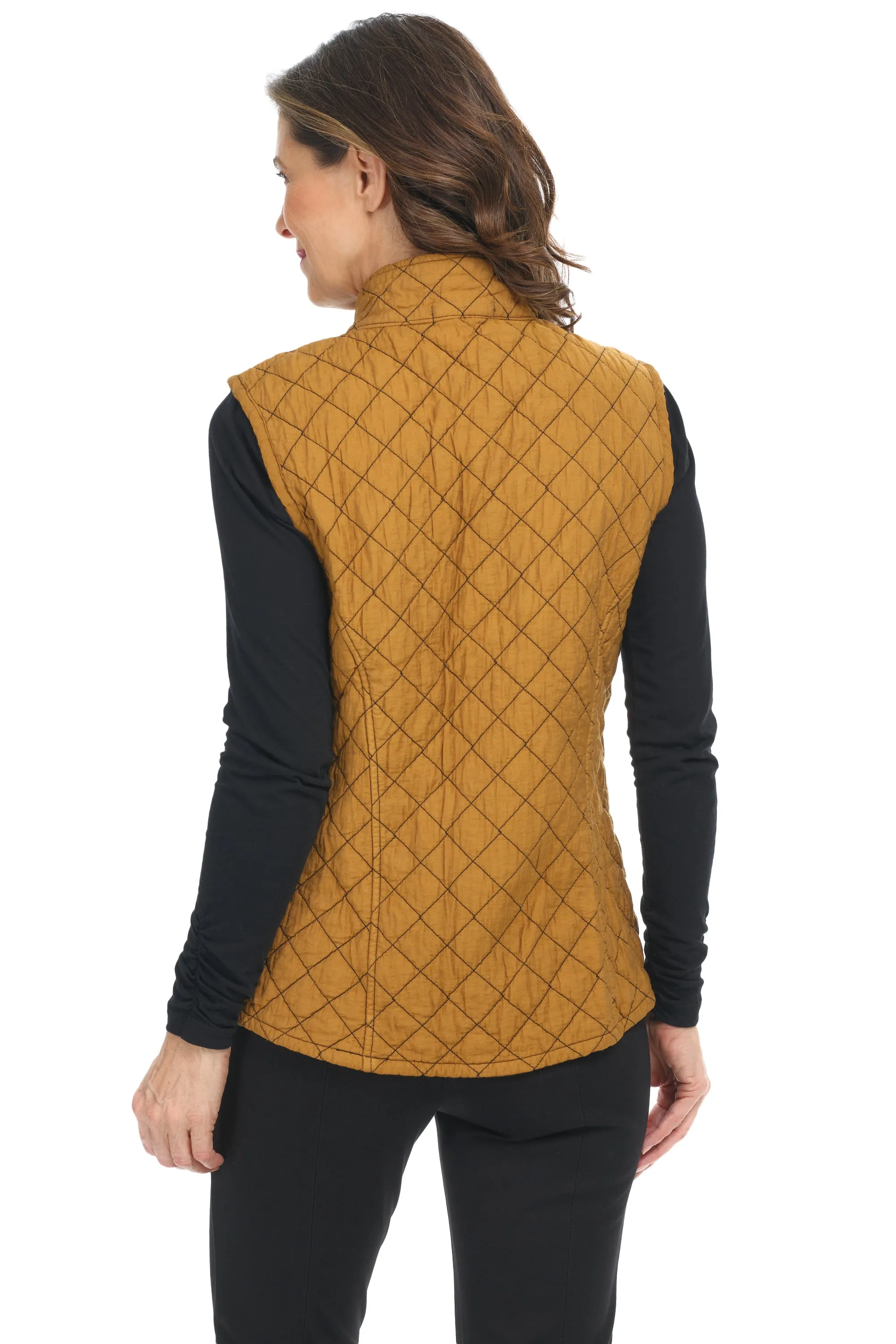 Quilted Zip Vest