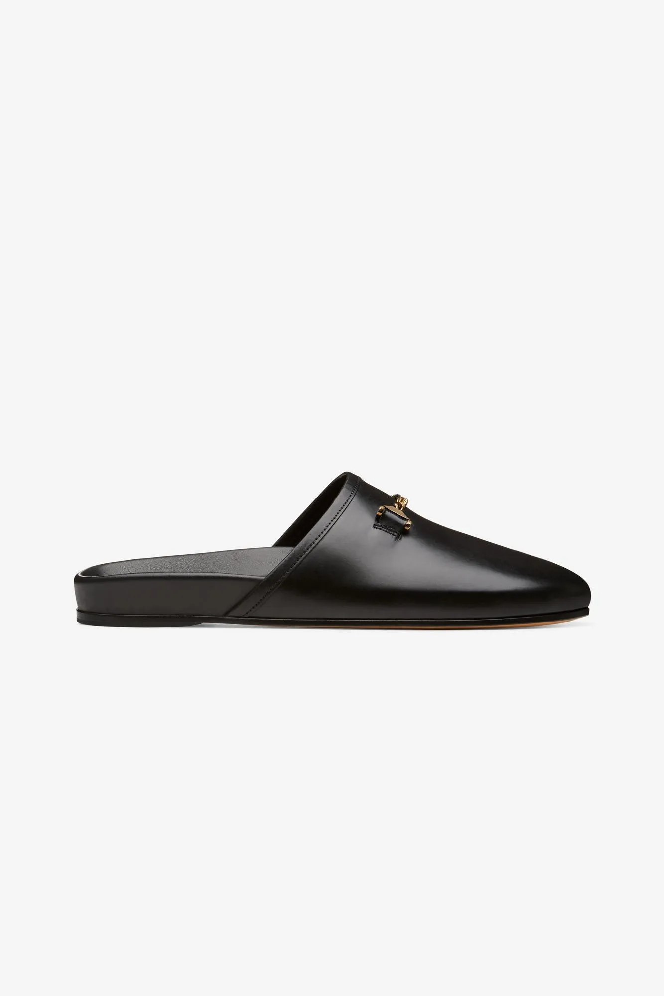 Quincy Slipper Black Leather