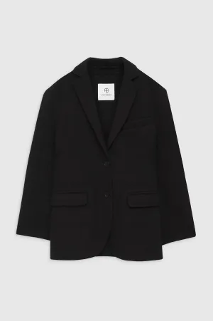 Quinn Blazer - Black Cashmere Blend