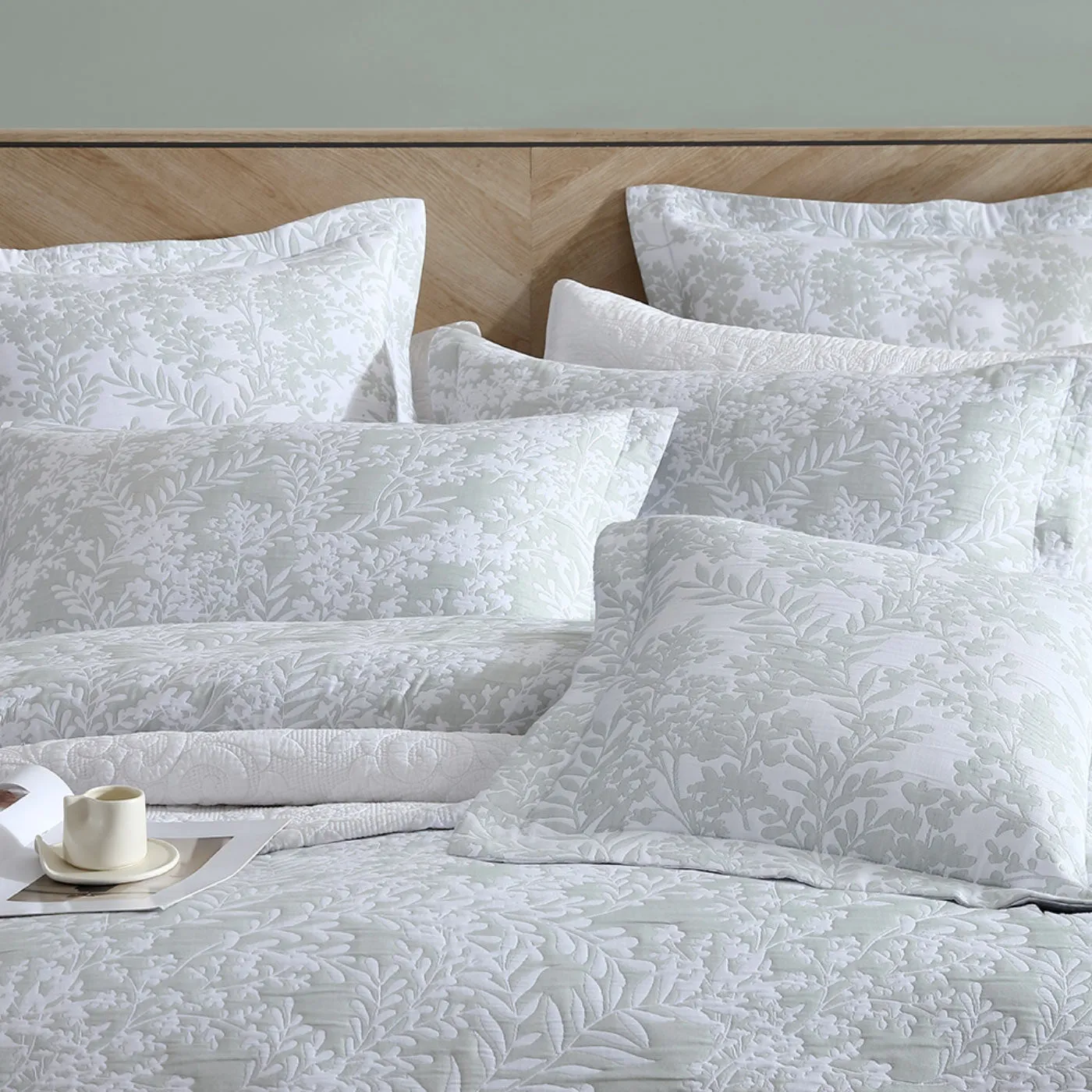 Quinn Sage European Pillowcase by Private Collection