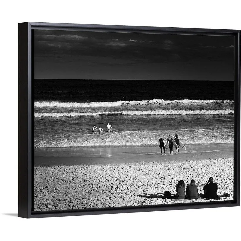 "3x3" Black Float Frame Canvas Art