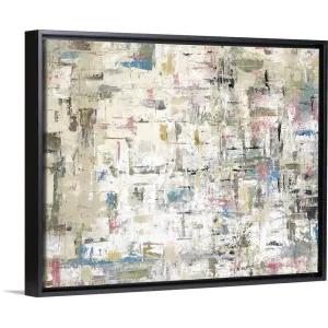 "A Place in the Scene" Black Float Frame Canvas Art