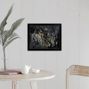 "Abstract 184150" Black Framed Print