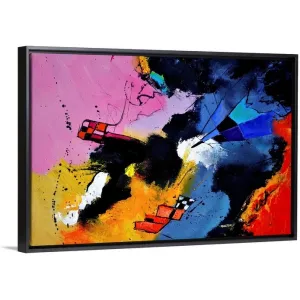 "Abstract 4631902" Black Float Frame Canvas Art