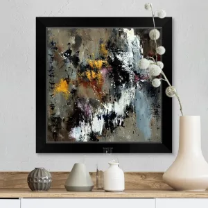 "Abstract 5561301" Black Framed Print