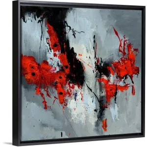 "Abstract 5561701" Black Float Frame Canvas Art