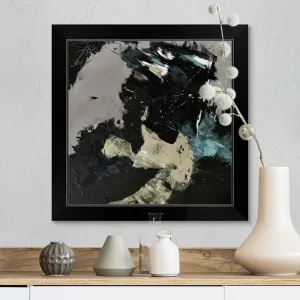 "Abstract 88115069" Black Framed Print