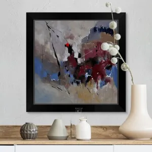 "Abstract 8831103" Black Framed Print