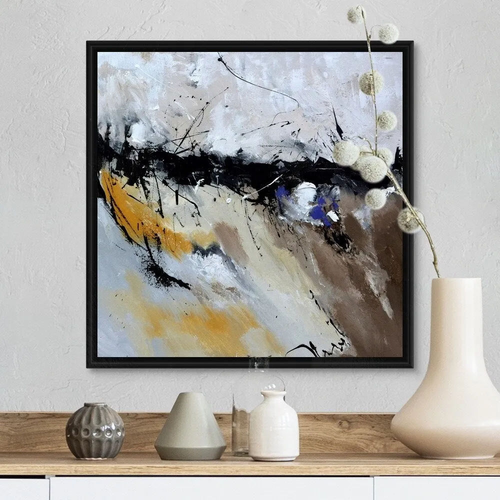 "Abstract 887160" Black Float Frame Canvas Art