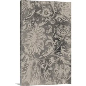 "Aged Floral II" Canvas Wall Art