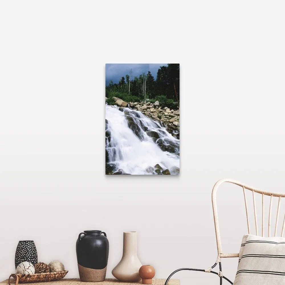 "Alluvial Fan Falls, Colorado" Canvas Wall Art