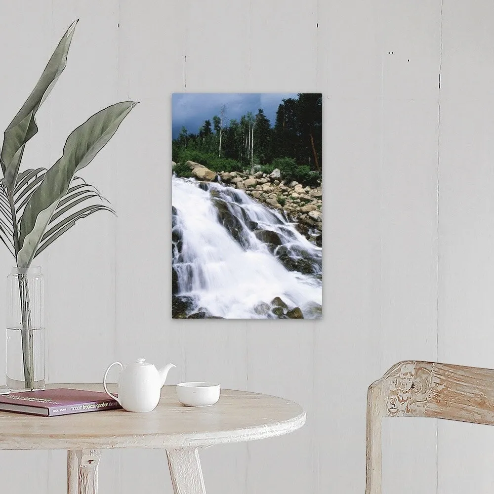 "Alluvial Fan Falls, Colorado" Canvas Wall Art