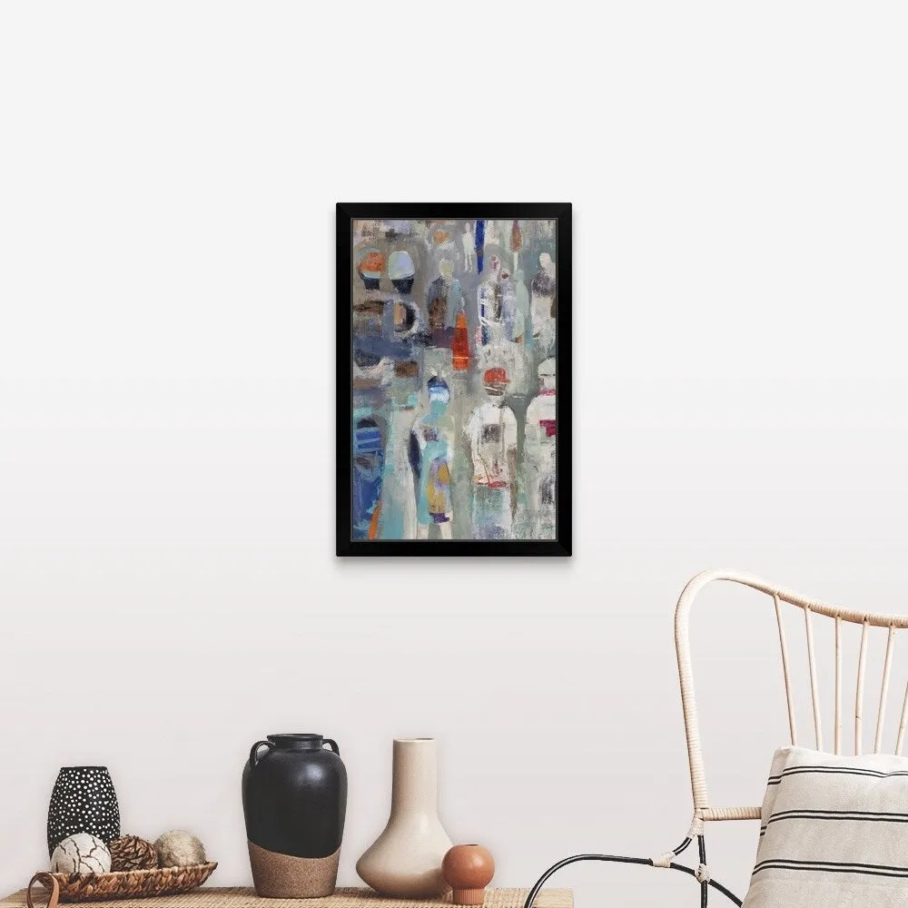 "American Story" Black Framed Print