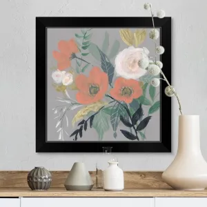 "Anemone Jumble II" Black Framed Print