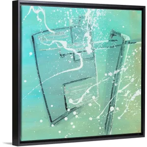 "Anion Tone IV" Black Float Frame Canvas Art