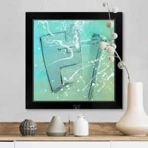 "Anion Tone IV" Black Framed Print