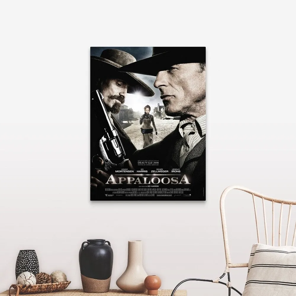 "Appaloosa - Movie Poster - French" Canvas Wall Art