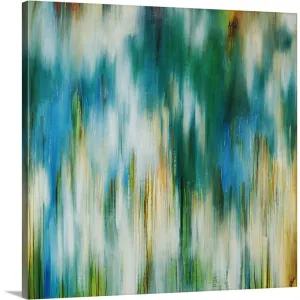 "Aqua Prisim" Canvas Wall Art