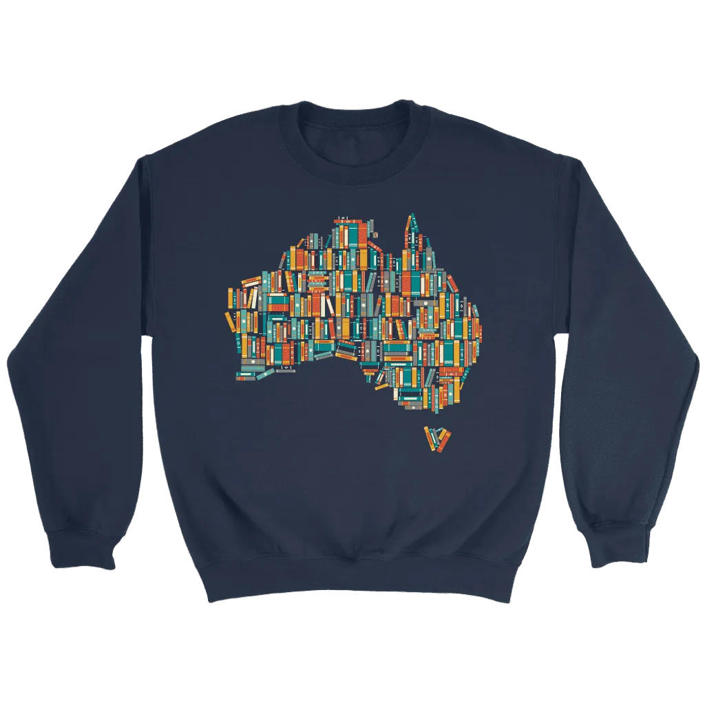 "Australia Bookish Map" Sweatshirt