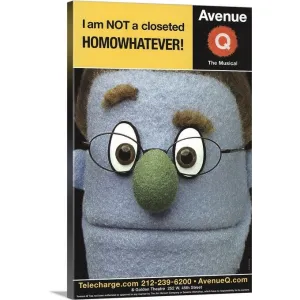 "Avenue Q (Broadway) ()" Canvas Wall Art